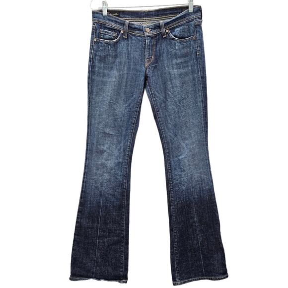 Citizens of Humanity Jeans Women's Size 30 Flare Ingrid 002 Low Waist Stretch - Picture 1 of 16